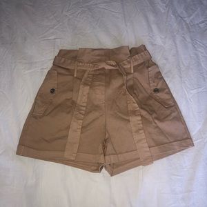 khaki tie shorts!